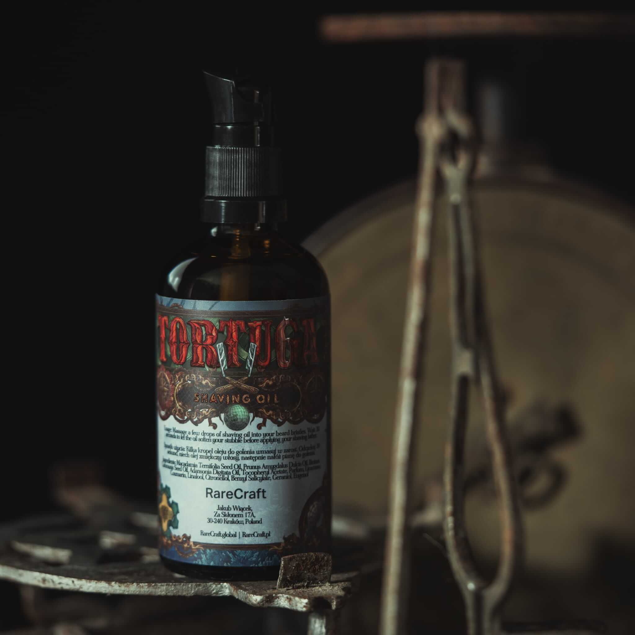 RareCraft Tortuga Shaving Oil - Rasieröl 100ml